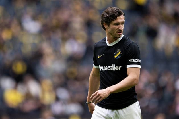 260830 AIKs HervÃ Matthys inför fotbollsmatchen i Allsvenskan mellan AIK och Hammarby den 30 augusti 2026 i Stockholm. Copyright: JESPERxZERMAN BB260830JZ003