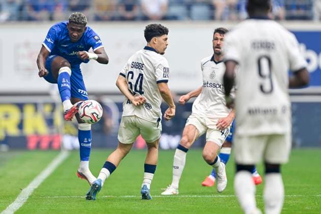 KAA Gent v Club Brugge - Jupiler Pro League GENT, BELGIUM - AUGUST 30 : Vergara Josue forward of KAA Gent during the Jupiler Pro League match between KAA Gent and Club Brugge on August 30, 2026 in Gent, Belgium, 30 08 2026 Gent Belgium  Copyright: xDhax