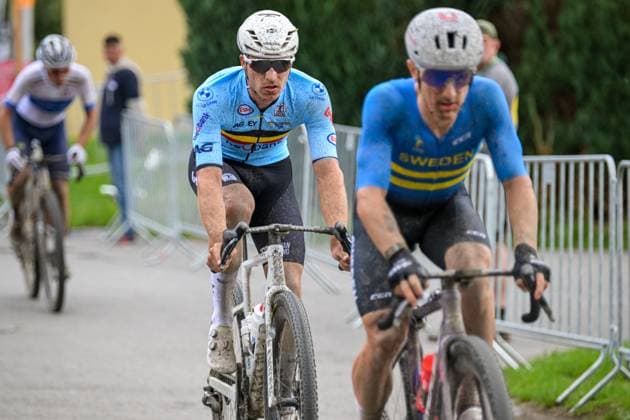 Belgian Niels Vandeputte of Alpecin-Premier Tech is pictured in action during the UEC Gravel European Championships in Houffalize (138 km), on Sunday 30 August 2026. DAVIDxPINTENS  x184735386x