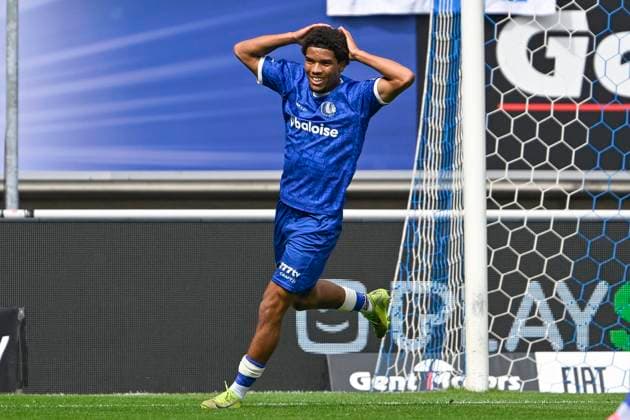 KAA Gent v Club Brugge - Jupiler Pro League GENT, BELGIUM - AUGUST 30 : Wilson Kyrell forward of KAA Gent during the Jupiler Pro League match between KAA Gent and Club Brugge on August 30, 2026 in Gent, Belgium, 30 08 2026 Gent Belgium  Copyright: xDhax