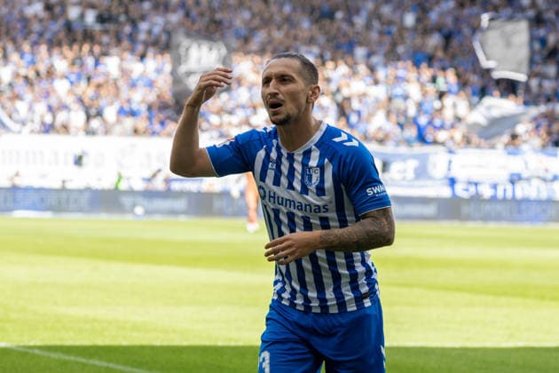 Deutschland: 2.Bundesliga, Saison 2026 2027, 30.08.2026, 3. Spieltag, 1.FC Magdeburg vs Holstein Kiel, Avnet Arena : Baris Atik (1.FC Magdeburg, 23) Geste, Gestik, Emotion *** Germany 2. Bundesliga, 2026–2027 Season, August 30, 2026, Matchday 3, 1. FC Magdeburg vs. Holstein Kiel, Avnet Arena Baris Atik 1. FC Magdeburg, 23 Gestures, Body Language, Emotion Copyright: xMichellexLukax