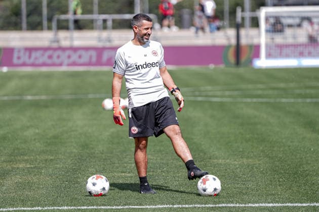 Deutschland: Fussball Saison 2026 2027 , Google Pixel Frauen-Bundesliga , 2. Spieltag , Eintracht Frankfurt Frauen vs. 1. FC Nürnberg Frauen - Stadion am Brentanobad (Frankfurt am Main) : Dennis Tiano (Torwarttrainer, Eintracht Frankfurt Frauen) Aufwärmen Frankfurt am Main Stadion am Brentanobad Deutschland Germany *** Germany Soccer Season 2026–2027, Google Pixel Women s Bundesliga, Matchday 2, Eintracht Frankfurt Women vs. 1. FC Nürnberg Women, Stadion am Brentanobad, Frankfurt am Main, Dennis Tiano, Goalkeeper Coach, Eintracht Frankfurt Women, Warm-up, Frankfurt am Main, Stadion am Brentanobad, Germany Copyright: xBennetxLongx