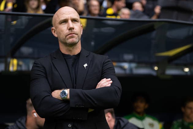 260830 Hammarbys tränare Henrik Rydström inför fotbollsmatchen i Allsvenskan mellan AIK och Hammarby den 30 augusti 2026 i Stockholm. Copyright: JESPERxZERMAN BB260830JZ007