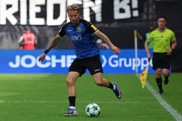 30.08.2026, Fussball, Herren, 3. Liga, Saison 2026 2027, 1. FC Saarbrücken - FC Hansa Rostock, Niko Bretschneider (1. FC Saarbrücken) Saarbrücken Ludwigsparkstadion Saarland Deutschland (DEU) Copyright: xSebastianxBachx