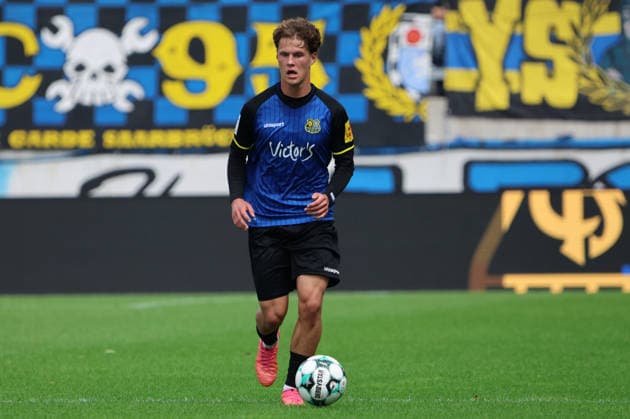 30.08.2026, Fussball, Herren, 3. Liga, Saison 2026 2027, 1. FC Saarbrücken - FC Hansa Rostock, Alexander Staff (1. FC Saarbrücken) Saarbrücken Ludwigsparkstadion Saarland Deutschland (DEU) Copyright: xSebastianxBachx
