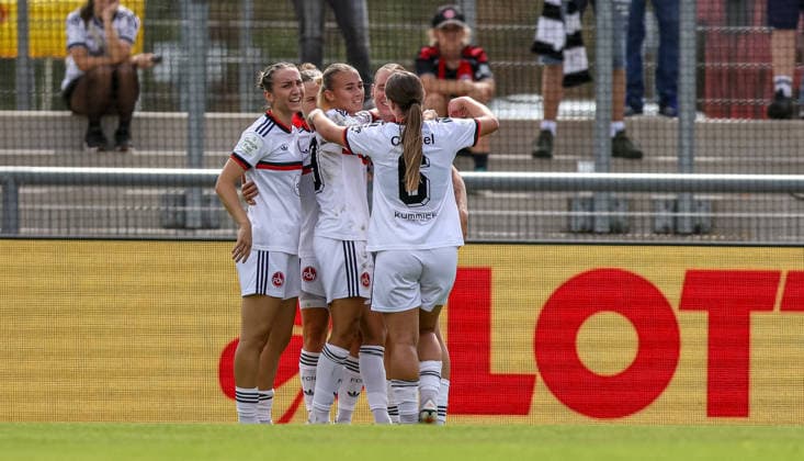 GER, Frankfurt, Eintracht Frankfurt vs 1. FC Nürnberg, Google Pixel Frauen Bundesliga, Fussball, DFB, Spielzeit 2026 2027, Stadion am Brentanobad, 2. Spieltag im Bild: Louna Lapassouse (FC Nürnberg Frauen 99), Tor, Jubel und Freude, Emotionen, 0:1 DFB DFL REGULATIONS PROHIBIT ANY USE OF PHOTOGRAPHS AS IMAGE SEQUENCES AND OR QUASI-VIDEO, 30.08.2026 *** GER, Frankfurt, Eintracht Frankfurt vs. 1. FC Nürnberg, Google Pixel Women s Bundesliga, Soccer, DFB, 2026–2027 Season, Stadion am Brentanobad, Matchday 2 in Pictures: Louna Lapassouse, 1. FC Nürnberg Women 99, Goal, Celebration and Joy, Emotions, 0–1 DFB DFL REGULATIONS PROHIBIT ANY USE OF PHOTOGRAPHS AS IMAGE SEQUENCES AND OR QUASI-VIDEO, August 30, 2026 Copyright: HMBxMedia HendrikxHamelau