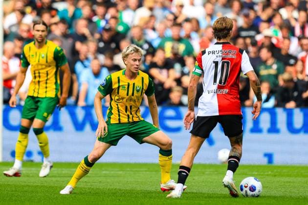ROTTERDAM , 30-08-2026. Stadion de Kuip , season 2026 2027 , Dutch Eredivisie Football , match between Feyenoord and ADO Den Haag , picture shows, Juho Kilo Feyenoord - ADO  x206243949x Copyright: