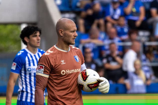 Deutschland: 2.Bundesliga, Saison 2026 2027, 30.08.2026, 3. Spieltag, 1.FC Magdeburg vs Holstein Kiel, Avnet Arena : Dominik Reimann (1.FC Magdeburg, 1) *** Germany 2. Bundesliga, 2026–2027 Season, August 30, 2026, Matchday 3, 1. FC Magdeburg vs. Holstein Kiel, Avnet Arena, Dominik Reimann, 1. FC Magdeburg, 1 Copyright: xMichellexLukax