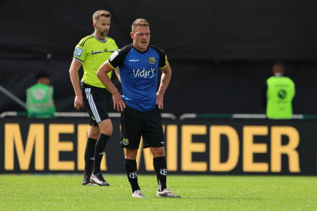 30.08.2026, Fussball, Herren, 3. Liga, Saison 2026 2027, 1. FC Saarbrücken - FC Hansa Rostock, Patrick Sontheimer (1. FC Saarbrücken) enttäuscht Saarbrücken Ludwigsparkstadion Saarland Deutschland (DEU) Copyright: xSebastianxBachx