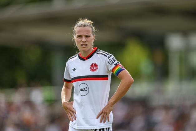 GER, Frankfurt, Eintracht Frankfurt vs 1. FC Nürnberg, Google Pixel Frauen Bundesliga, Fussball, DFB, Spielzeit 2026 2027, Stadion am Brentanobad, 2. Spieltag im Bild: Nastassja Lein (FC Nürnberg Frauen 24) DFB DFL REGULATIONS PROHIBIT ANY USE OF PHOTOGRAPHS AS IMAGE SEQUENCES AND OR QUASI-VIDEO, 30.08.2026 *** GER, Frankfurt, Eintracht Frankfurt vs. 1. FC Nuremberg, Google Pixel Women s Bundesliga, Soccer, DFB, 2026–2027 Season, Stadion am Brentanobad, Matchday 2 in Pictures: Nastassja Lein, FC Nürnberg Women 24. DFB and DFL regulations prohibit any use of photographs as image sequences and or quasi-video. August 30, 2026 Copyright: HMBxMedia HendrikxHamelau