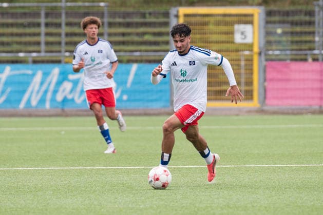 Fußball, Saison 2026 27, Regionalliga Nord, Hamburger SV II U21, U 21 - FC Eintracht Norderstedt, Stadion Hoheluft (Hamburg), 30.08.2026, 6. Spieltag Mehmet Yildirim ( 23, HSV)