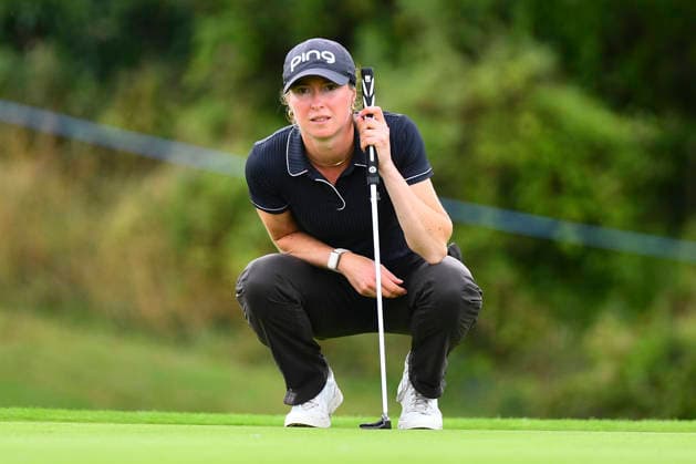 KPMG Women s Irish Open Esme Hamilton (ENG) reads a putt during the KPMG Women s Irish Open at The K Club Hotel and Golf Club, Straffan, County Kildare, Ireland 30 08 2026 UK Newspapers OUT Copyright: xJohnxCrothersx FIL-23864-0019
