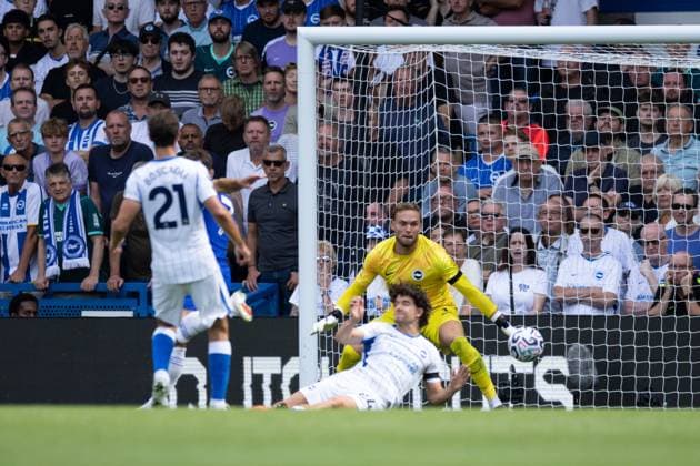 Pedro Neto of Chelsea scores 2-0 Chelsea v Brighton and Hove Albion, Premier League Football, Football, Stamford Bridge, London, UK - 30 Aug 2026London Stamford Bridge United Kingdom EDITORIAL USE ONLY No use with unauthorised audio, video, data, fixture lists, club league logos or live services. Online in-match use limited to 120 images, no video emulation. No use in betting, games or single club league player publications.  Copyright: xIanxTuttle Shutterstockx 17119079ag