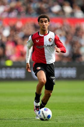 Eredivisie: Feyenoord Rotterdam v ADO Den Haag Rotterdam - Oussama Targhalline of Feyenoord Rotterdam during the fourth competition round of the 2026 2027 Eredivisie season. The match is set between Feyenoord Rotterdam and ADO Den Haag at De Kuip on 30 August 2026 in Rotterdam, The Netherlands. Copyright: xYannickxVerhoevenx