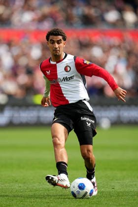 Eredivisie: Feyenoord Rotterdam v ADO Den Haag Rotterdam - Oussama Targhalline of Feyenoord Rotterdam during the fourth competition round of the 2026 2027 Eredivisie season. The match is set between Feyenoord Rotterdam and ADO Den Haag at De Kuip on 30 August 2026 in Rotterdam, The Netherlands. Copyright: xYannickxVerhoevenx