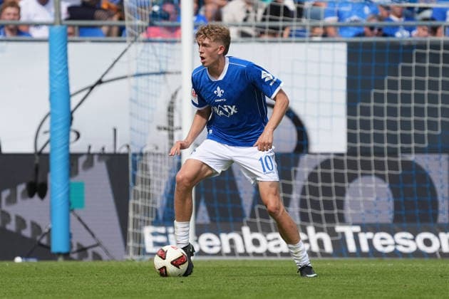 Nicolas Verkooijen (SV Darmstadt 98) - 30.08.2026 2. Bundesliga, Saison 26 27: SV Darmstadt 98 vs. Hannover 96, Stadion am Boellenfalltor, 3. Spieltag, emonline, emspor, *** Nicolas Verkooijen, SV Darmstadt 98, 30 08 2026, 2. Bundesliga, Season 26–27, SV Darmstadt 98 vs. Hannover 96, Stadion am Boellenfalltor, Matchday 3, emonline, emspor,