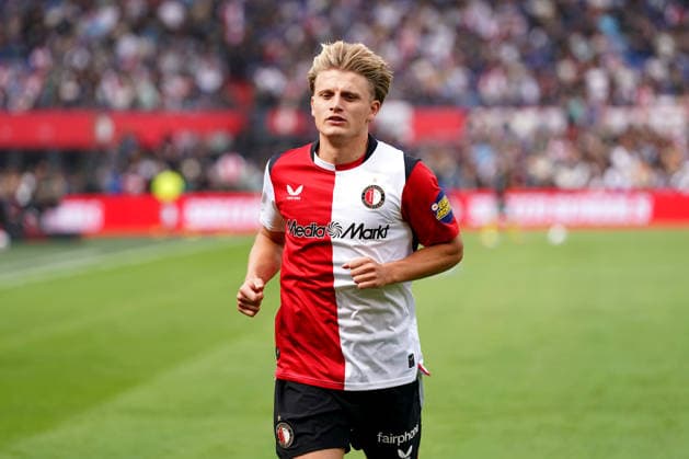 Eredivisie: Feyenoord Rotterdam v ADO Den Haag Rotterdam - Sem Steijn of Feyenoord Rotterdam during the fourth competition round of the 2026 2027 Eredivisie season. The match is set between Feyenoord Rotterdam and ADO Den Haag at De Kuip on 30 August 2026 in Rotterdam, The Netherlands. (Hero Images Danny de Groot) Copyright: xDannyxdexGrootx