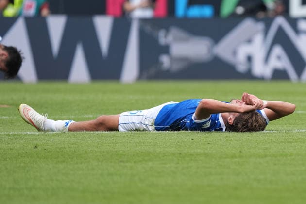 Milan Smit (SV Darmstadt 98) enttäuscht - 30.08.2026 2. Bundesliga, Saison 26 27: SV Darmstadt 98 vs. Hannover 96, Stadion am Boellenfalltor, 3. Spieltag, emonline, emspor, *** Milan Smit: SV Darmstadt 98 Disappoints August 30, 2026 2. Bundesliga, Season 26–27 SV Darmstadt 98 vs. Hannover 96, Stadion am Böllenfalltor, Matchday 3, emonline, emspor,