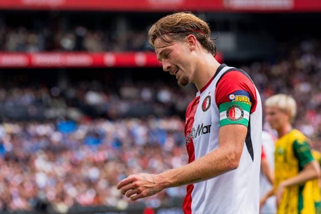 ROTTERDAM , 30-08-2026 , Stadium feijenoord De Kuip , season 2025 2026 , Dutch Eredivisie football , match between Feyenoord and ADO Den Haag , picture shows Feyenoord player Luciano Valente Feyenoord - ADO  x206245851x Copyright: