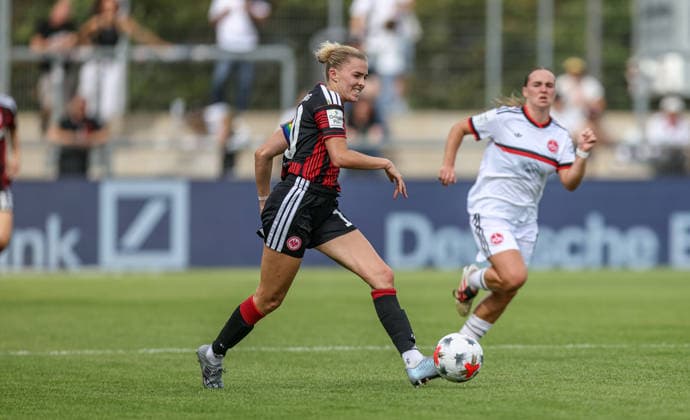GER, Frankfurt, Eintracht Frankfurt vs 1. FC Nürnberg, Google Pixel Frauen Bundesliga, Fussball, DFB, Spielzeit 2026 2027, Stadion am Brentanobad, 2. Spieltag im Bild: Laura Freigang (Eintracht Frankfurt Frauen 10) DFB DFL REGULATIONS PROHIBIT ANY USE OF PHOTOGRAPHS AS IMAGE SEQUENCES AND OR QUASI-VIDEO, 30.08.2026 *** GER, Frankfurt, Eintracht Frankfurt vs. 1. FC Nürnberg, Google Pixel Women s Bundesliga, Soccer, DFB, 2026–2027 Season, Stadion am Brentanobad, Matchday 2 in Pictures: Laura Freigang, Eintracht Frankfurt Women. 10 DFB DFL REGULATIONS PROHIBIT ANY USE OF PHOTOGRAPHS AS IMAGE SEQUENCES AND OR QUASI-VIDEO, August 30, 2026 Copyright: HMBxMedia HendrikxHamelau
