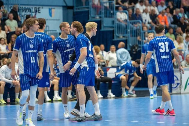 Das Team vor dem Spiel, VfL Gummersbach vs. SC Magdeburg, Opel Handball Bundesliga, Herren , 1. Spieltag, 30.08.2026 Gummersbach NRW Deutschland