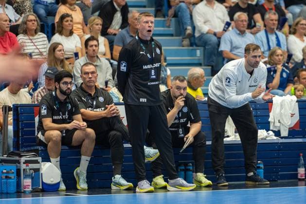 GuÃ°jon Valur SigurÃ°sson, Cheftrainer, (VfL Gummersbach), VfL Gummersbach vs. SC Magdeburg, Opel Handball Bundesliga, Herren , 1. Spieltag, 30.08.2026 Gummersbach NRW Deutschland