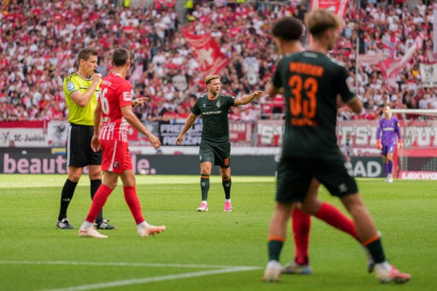 1. Bundesliga: SC Freiburg vs SV Werder Bremen, 30.08.2026 Niclas Füllkrug (SV Werder Bremen, 10) 1. Bundesliga: SC Freiburg vs SV Werder Bremen, Europa-Park-Stadion, 30.08.2026 DFB DFL REGULATIONS PROHIBIT ANY USE OF PHOTOGRAPHS AS IMAGE SEQUENCES AND OR QUASI-VIDEO. *** 1 Bundesliga: SC Freiburg vs. SV Werder Bremen, August 30, 2026; Niclas Füllkrug, SV Werder Bremen, 10 1 Bundesliga: SC Freiburg vs. SV Werder Bremen, Europa-Park Stadium, August 30, 2026 DFB and DFL regulations prohibit any use of photographs as image sequences and or quasi-video. Copyright: xBEAUTIFULxSPORTS Boscox