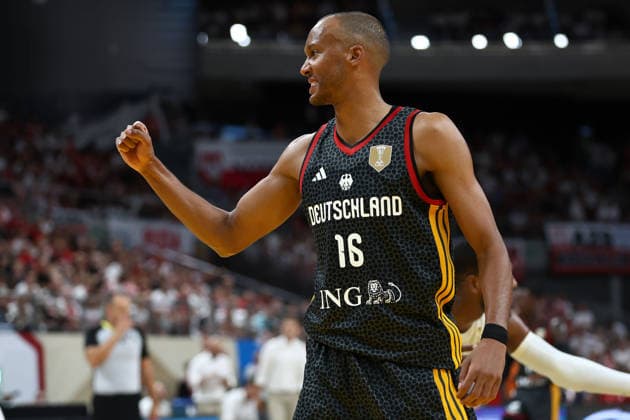 Poland v Germany: Group K - FIBA Basketball World Cup 2027 European Qualifier Louis Olinde plays during the FIBA Basketball World Cup European Qualifier Group K match between Poland and Germany at Ergo Arena in Gdansk, Poland, on August 30, 2026. Gdansk Poland  Copyright: xPiotrxMatusewiczx originalFilename:matusewicz-polandvg260830_npUYv.jpg
