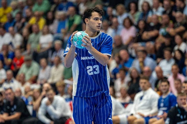 Opel Handball Bundesliga, VfL Gummersbach - SC Magdeburg, 30.08.2026 Nikola RoganoviÄ‡ (VfL Gummersbach 23), ; Opel Handball Bundesliga, VfL Gummersbach - SC Magdeburg, 30.08.2026 Copyright: xBEAUTIFULxSPORTS Erlhofx