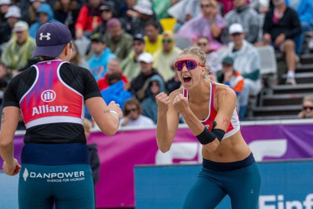 RECORD DATE NOT STATED German Beach Championship - Deutsche Beachvolleyball Meisterschaft Dortmund, Germany 30.08.2026 DORTMUND, GERMANY - AUGUST 30: Nele Barber (Player 1, SV Energie Cottbus) during the German Beach Championship - Deutsche Beachvolleyball Meisterschaft at Dortmund on August 30, 2026 in Dortmund, Germany. Copyright: xBEAUTIFULxSPORTS PeterxWeberx
