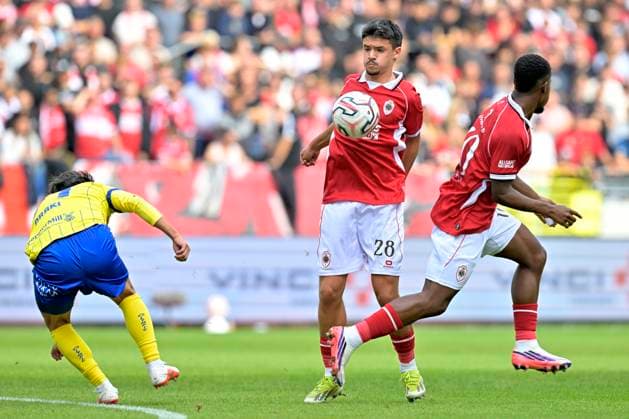 Royal Antwerp FC v Sint-Truidense VV - Jupiler Pro League DEURNE, BELGIUM - AUGUST 30 : Schelfhout Luca defender of Royal Antwerp FC during the Jupiler Pro League match between Royal Antwerp FC and Sint-Truidense VV on August 30, 2026 in Deurne, Belgium, 30 08 2026 Deurne Belgium  Copyright: xSesx