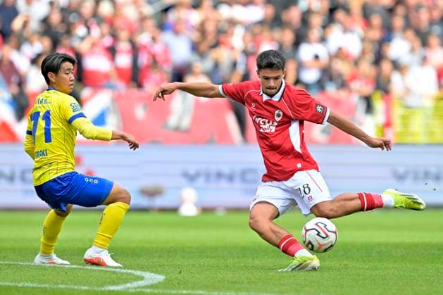 Royal Antwerp FC v Sint-Truidense VV - Jupiler Pro League DEURNE, BELGIUM - AUGUST 30 : Schelfhout Luca defender of Royal Antwerp FC during the Jupiler Pro League match between Royal Antwerp FC and Sint-Truidense VV on August 30, 2026 in Deurne, Belgium, 30 08 2026 Deurne Belgium  Copyright: xSesx