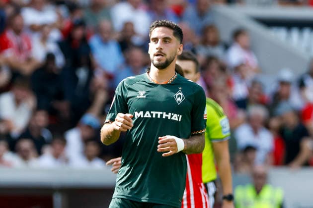 Ludovit Reis (SV Werder Bremen, 15) , Deutschland, Fussball, 1. Bundesliga, 1.Spieltag, 2026 2027, SC Freiburg vs. SV Werder Bremen, 30.08.2026, Freiburg im Breisgau Europa-Park Stadion Deutschland *** Ludovit Reis, SV Werder Bremen, 15, Germany, Soccer, Bundesliga 1, Matchday 1, 2026–2027, SC Freiburg vs. SV Werder Bremen, August 30, 2026, Freiburg im Breisgau, Europa-Park Stadium, Germany Copyright: xGrantxHubbsx
