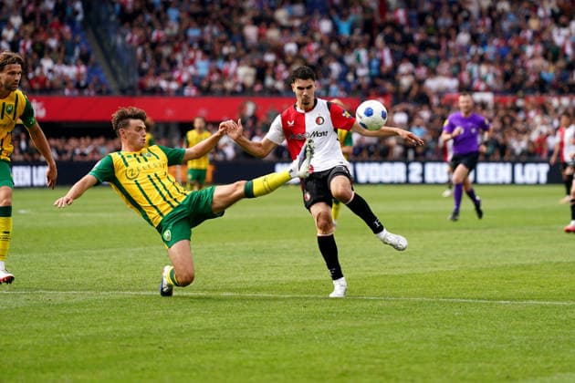 Eredivisie: Feyenoord Rotterdam v ADO Den Haag Rotterdam - Shaqueel van Persie of Feyenoord Rotterdam during the fourth competition round of the 2026 2027 Eredivisie season. The match is set between Feyenoord Rotterdam and ADO Den Haag at De Kuip on 30 August 2026 in Rotterdam, The Netherlands. (Hero Images Danny de Groot) Copyright: xDannyxdexGrootx