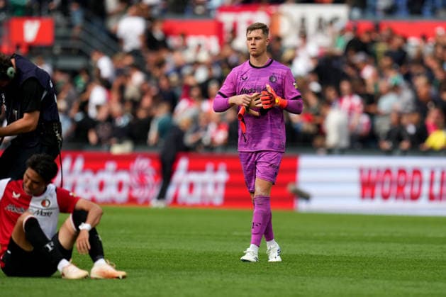 Eredivisie: Feyenoord Rotterdam v ADO Den Haag Rotterdam - Goalkeeper Tjark Ernst of Feyenoord Rotterdam looks dejected during the fourth competition round of the 2026 2027 Eredivisie season. The match is set between Feyenoord Rotterdam and ADO Den Haag at De Kuip on 30 August 2026 in Rotterdam, The Netherlands. (Hero Images Yannick Verhoeven) Copyright: xYannickxVerhoevenx