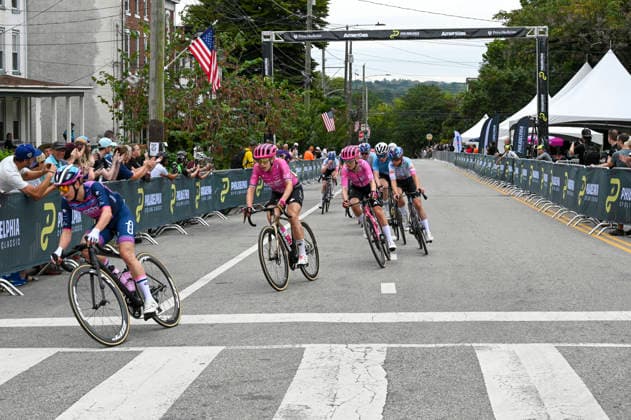August 30, 2026, Philadelphia, Pennsylvania, United States: Women cyclist tackle the famed Manayunk Wall during the course of the Philadelphia Cycling Classic in Philadelphia PA Philadelphia Cycling Classic 2026  - ZUMArf1_ 20260830_zaf_rf1_017 Copyright: xRickyxFitchettx