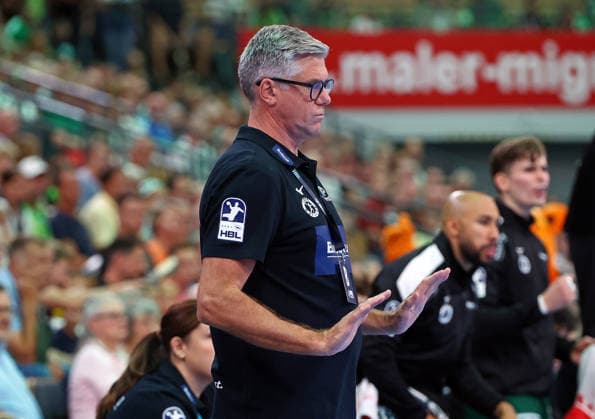 30.08.2026, xovx, Handball Opel Handball-Bundesliga, HSG Wetzlar - SG BBM Bietigheim Trainer Runar Sigtryggsson (HSG Wetzlar) Wetzlar Buderus Arena Hessen Deutschland (DE)