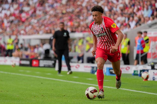 1. Bundesliga: SC Freiburg vs SV Werder Bremen, 30.08.2026 Derry Scherhant (SC Freiburg, 7) am Ball 1. Bundesliga: SC Freiburg vs SV Werder Bremen, Europa-Park-Stadion, 30.08.2026 DFB DFL REGULATIONS PROHIBIT ANY USE OF PHOTOGRAPHS AS IMAGE SEQUENCES AND OR QUASI-VIDEO. *** 1 Bundesliga: SC Freiburg vs. SV Werder Bremen, August 30, 2026 Derry Scherhant (SC Freiburg), No. 7 on the ball 1 Bundesliga: SC Freiburg vs. SV Werder Bremen, Europa-Park Stadium, August 30, 2026 DFB and DFL regulations prohibit any use of photographs as image sequences and or quasi-video. Copyright: xBEAUTIFULxSPORTS Boscox