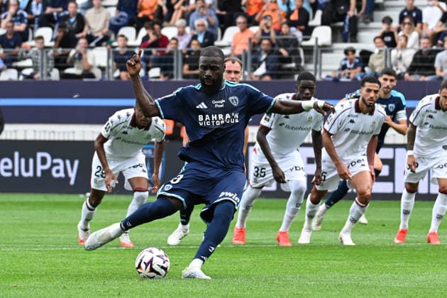 Ligue 1 - Paris FC vs OGC Nice - Paris Lassine Sinayoko is seen during the Ligue 1 match between PARIS FC and OGC NICE at Stade Jean Bouin in Paris, France on August 30, 2026. Photo by Lionel Urman ABACAPRESS.COM Paris France  Copyright: xUrmanxLionel ABACAx