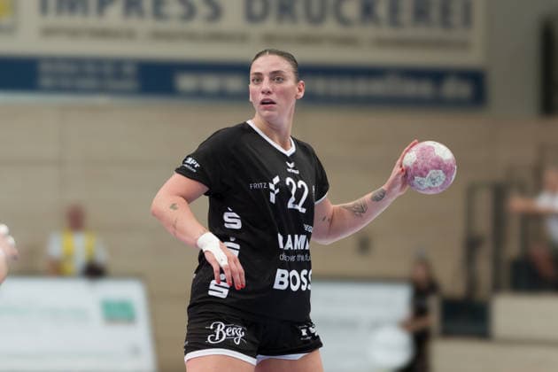 Gabriela Bitolo (Tussies, 22), SV Union Halle-Neustadt vs. TuS Metzingen, 1. Handball Bundesliga Frauen, Saison 2026 27, 30.08.2026 Halle SWH Arena Sachsen-Anhalt Deutschland