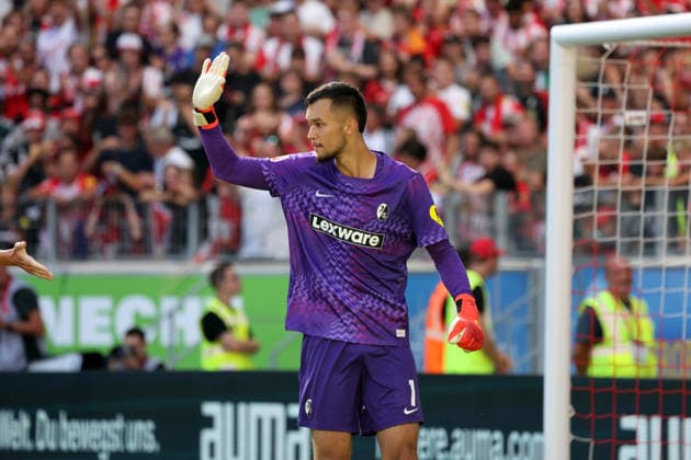 30.08.26 SC Freiburg - SV Werder Bremen Deutschland, Freiburg, 30.08.2026, Fussball, Bundesliga, Saison 2026 2027, SC Freiburg - SV Werder Bremen: Mio Backhaus (SC Freiburg). *** August 30, 2026 SC Freiburg vs. SV Werder Bremen Germany, Freiburg, August 30, 2026, Soccer, Bundesliga, 2026–2027 Season, SC Freiburg vs. SV Werder Bremen, Mio Backhaus, SC Freiburg