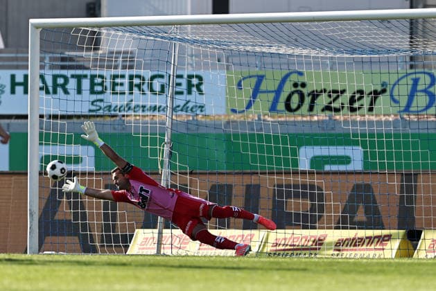SOCCER - BL, Hartberg vs Ried HARTBERG,AUSTRIA,30.AUG.26 - SOCCER - ADMIRAL Bundesliga, TSV Hartberg vs SV Ried. Image shows Andreas Leitner (Ried).  GEPAxpictures xChrisxBauer