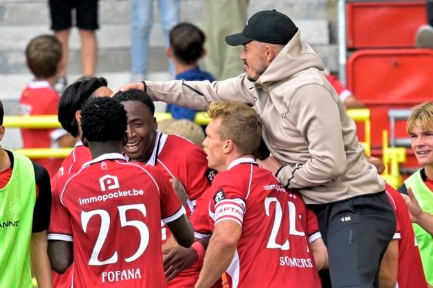 Royal Antwerp FC v Sint-Truidense VV - Jupiler Pro League DEURNE, BELGIUM - AUGUST 30 : Porozo Snayder forward of Royal Antwerp FC celebrates scoring a goal during the Jupiler Pro League match between Royal Antwerp FC and Sint-Truidense VV on August 30, 2026 in Deurne, Belgium, 30 08 2026 Deurne Belgium  Copyright: xSesx