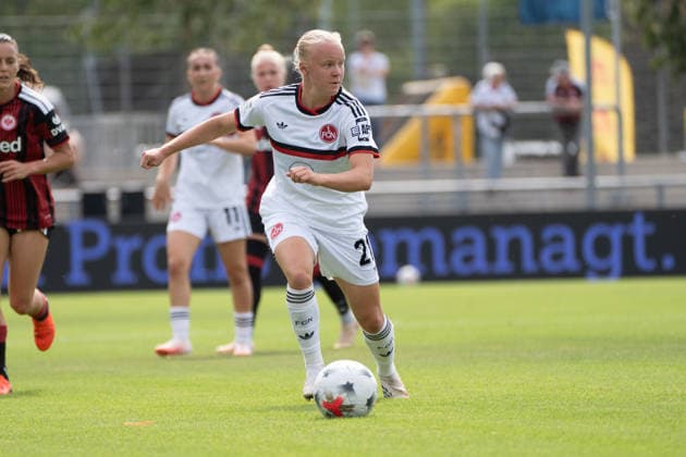 30.08.2026, xhfmx, Fussball Google Pixel Frauen-Bundesliga, Eintracht Frankfurt - 1.FC Nürnberg Keira Bednorz (1.FC Nürnberg, 21) Frankfurt am Main *** August 30, 2026, xhfmx, Soccer, Google Pixel, Women s Bundesliga, Eintracht Frankfurt vs. 1. FC Nürnberg, Keira Bednorz (1. FC Nürnberg), 21, Frankfurt am Main