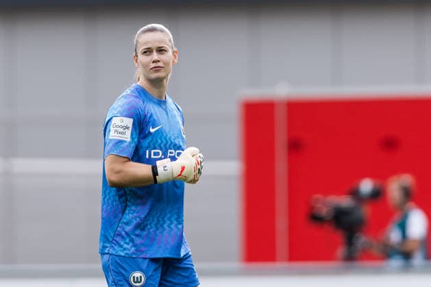GOOGLE PIXEL Frauen-Bundesliga, Bayer 04 Leverkusen - VfL Wolfsburg; 30.08.2026 Stina Johannes (VfL Wolfsburg, 1) GOOGLE PIXEL Frauen-Bundesliga, Bayer 04 Leverkusen - VfL Wolfsburg, Leverkusen, Ulrich-Haberland-Stadion am 30.08.2026 DFB REGULATIONS PROHIBIT ANY USE OF PHOTOGRAPHS AS IMAGE SEQUENCES AND OR QUASI-VIDEO. *** GOOGLE PIXEL Women s Bundesliga, Bayer 04 Leverkusen vs. VfL Wolfsburg, August 30, 2026, Stina Johannes, VfL Wolfsburg, 1 GOOGLE PIXEL Women s Bundesliga, Bayer 04 Leverkusen vs. VfL Wolfsburg, Leverkusen, Ulrich Haberland Stadium on August 30, 2026. DFB regulations prohibit any use of photographs as image sequences and or quasi-video. Copyright: xBEAUTIFULxSPORTS Wunderlx