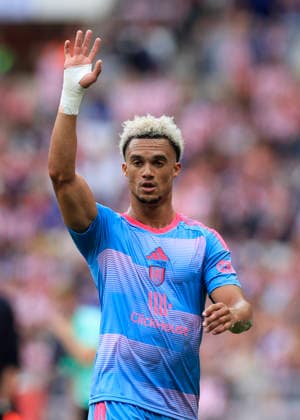 Sunderland v Fulham Premier League Antonee Robinson of Fulham during the Premier League match at the Stadium of Light, Sunderland 30 08 2026 UK Newspapers OUT Copyright: xFredxPalmerx FIL-23863-0099