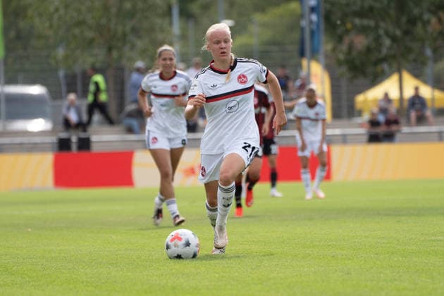 30.08.2026, xhfmx, Fussball Google Pixel Frauen-Bundesliga, Eintracht Frankfurt - 1.FC Nürnberg Keira Bednorz (1.FC Nürnberg, 21) Frankfurt am Main *** August 30, 2026, xhfmx, Soccer, Google Pixel, Women s Bundesliga, Eintracht Frankfurt vs. 1. FC Nürnberg, Keira Bednorz (1. FC Nürnberg), 21, Frankfurt am Main