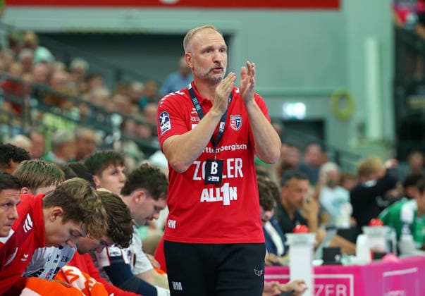 30.08.2026, xovx, Handball Opel Handball-Bundesliga, HSG Wetzlar - SG BBM Bietigheim Trainer Hartmut Mayerhoffer (SG BBM Bietigheim) Wetzlar Buderus Arena Hessen Deutschland (DE)