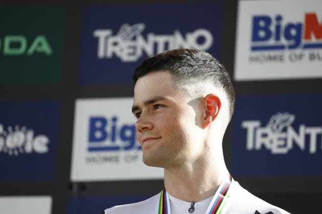 30.08.2026, Daolasa di Commezzadura, Val di Sole Bikeland, 2026 UCI MTB World Championship, WM, Weltmeisterschaft Men U23 s XCO (cross country olympic) Nicolas Halter from Switzerland, 3rd place and bronze medal of the Men U23 s Cross Country Olympic World Championships 2026 Daolasa di Commezzadura Val di Sole Bikeland Trento Italy Copyright: xJustPictures.ch FrancescoxMinghettix jp-en-FrMi-_NG_2621