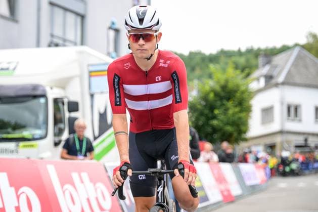 Danish SCHMIDT Mads Würtz pictured before the UEC Gravel European Championships in Houffalize (138 km), on Sunday 30 August 2026. DAVIDxPINTENS  x184733245x